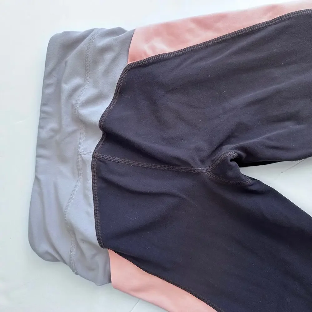 Athleta Girl Color Block Leggings - Size Medium (8/10) - Picture 6 of 6